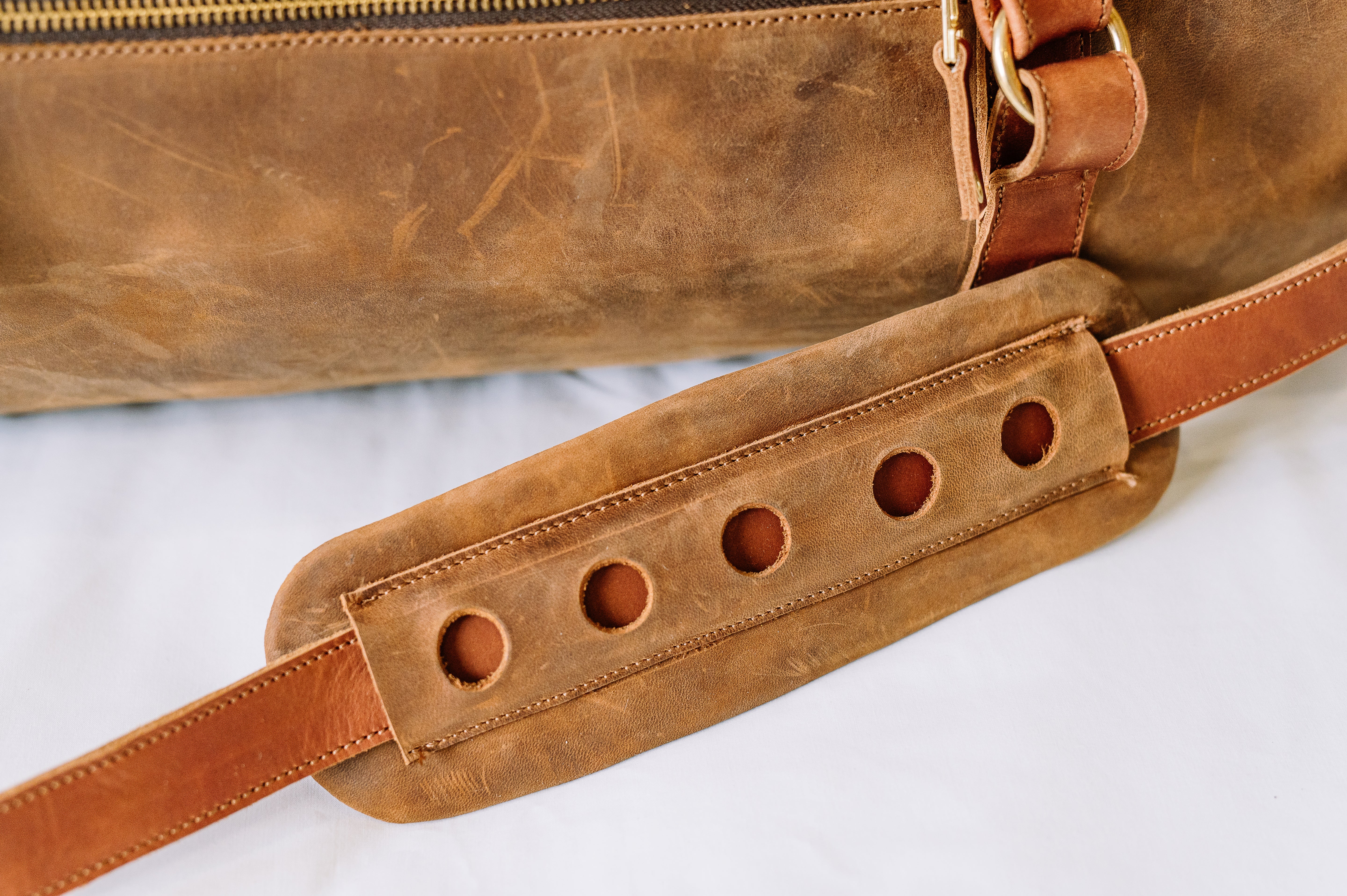 Leather Barrel Bag