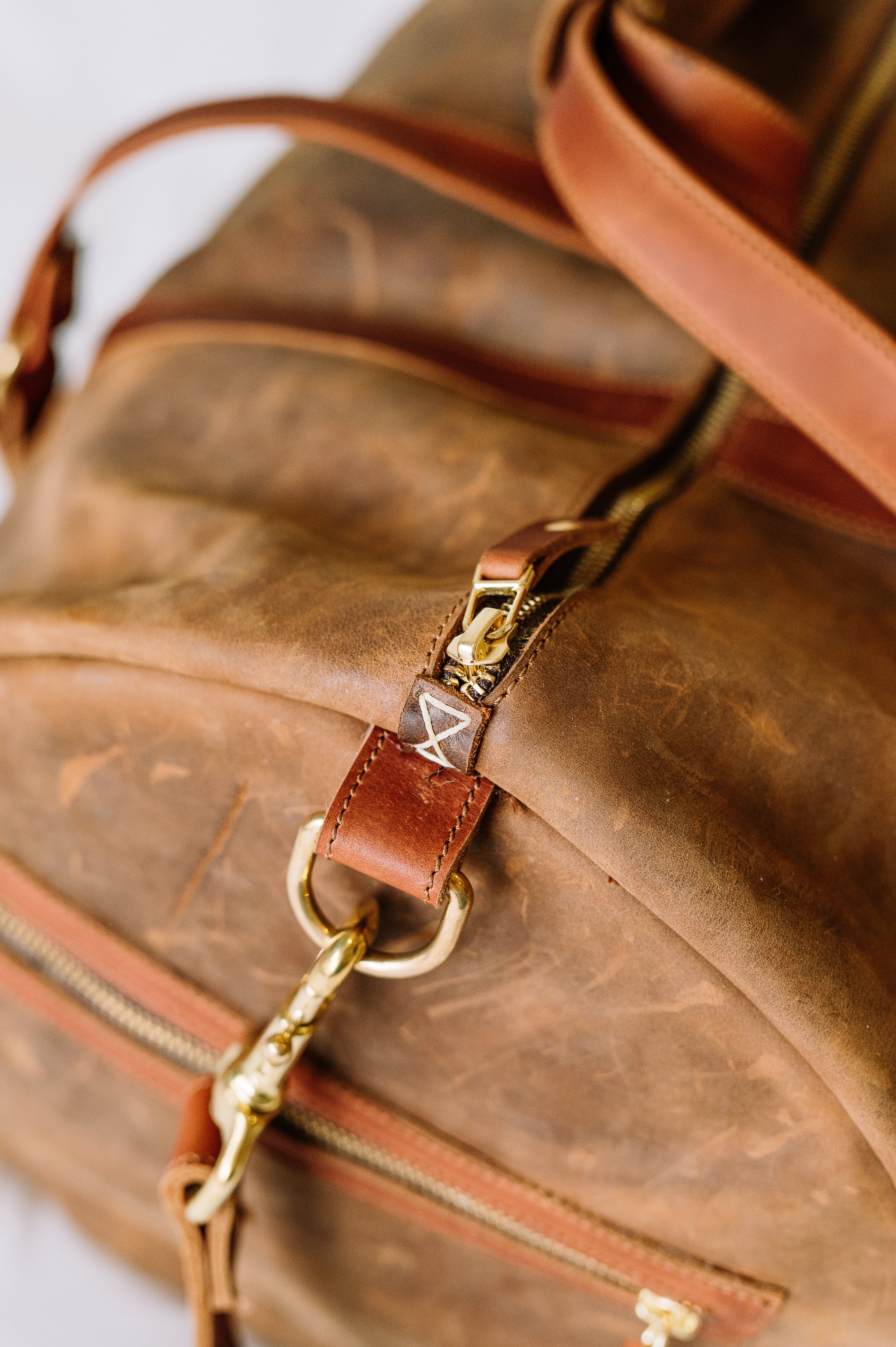 Leather Barrel Bag