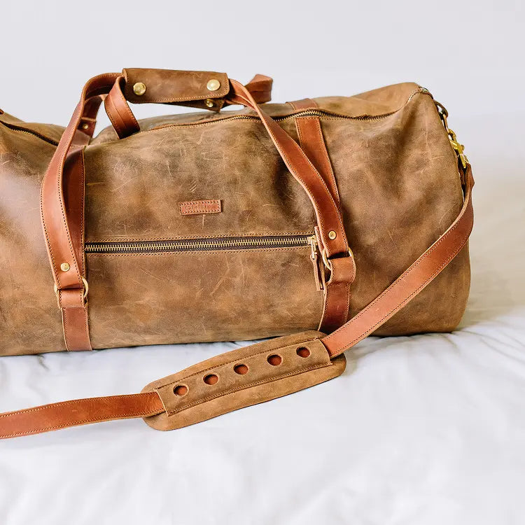 Leather Barrel Bag