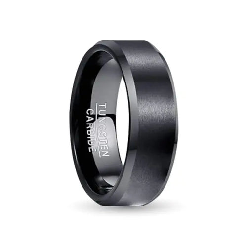 Delta Black Tungsten Ring | Orbit Rings