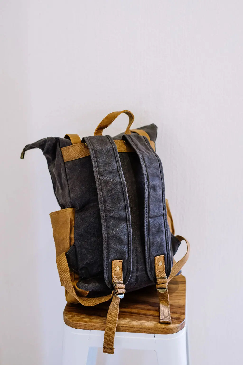 Wax Canvas Backpack Orbit Rings